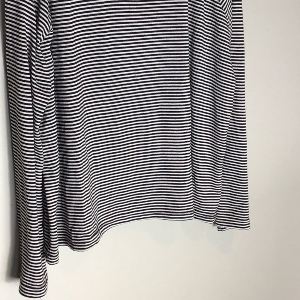 BB Dakota > Striped Cowl Neck Sweater Medium - Picture 3 of 7